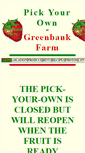 Mobile Screenshot of greenbankfarm.co.uk